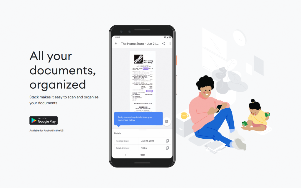 Google、PDFスキャナーアプリ「Stack」を終了へ